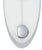 AMS Wanduhr 50x19x3 cm Glas • Präzises Quarzpendelwerk • Modernes Glas-Metall-Design