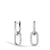 Arctic Pavé Earrings Silver Shiny Stainless Steel Zirconia Crystal Glass Timeless Design -BERING 755-17-05