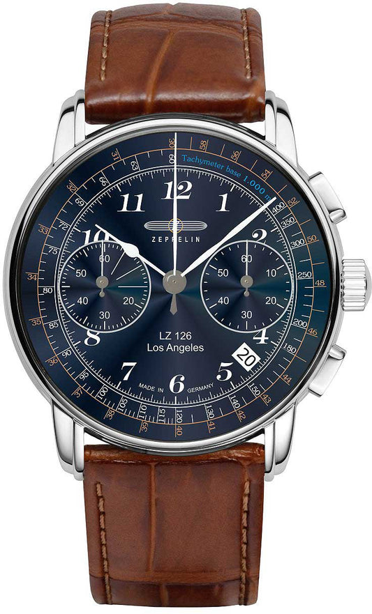 Herrenuhr Chronograph - Serie: LZ126 Los Angeles - Zeppelin Modell: 7614-3