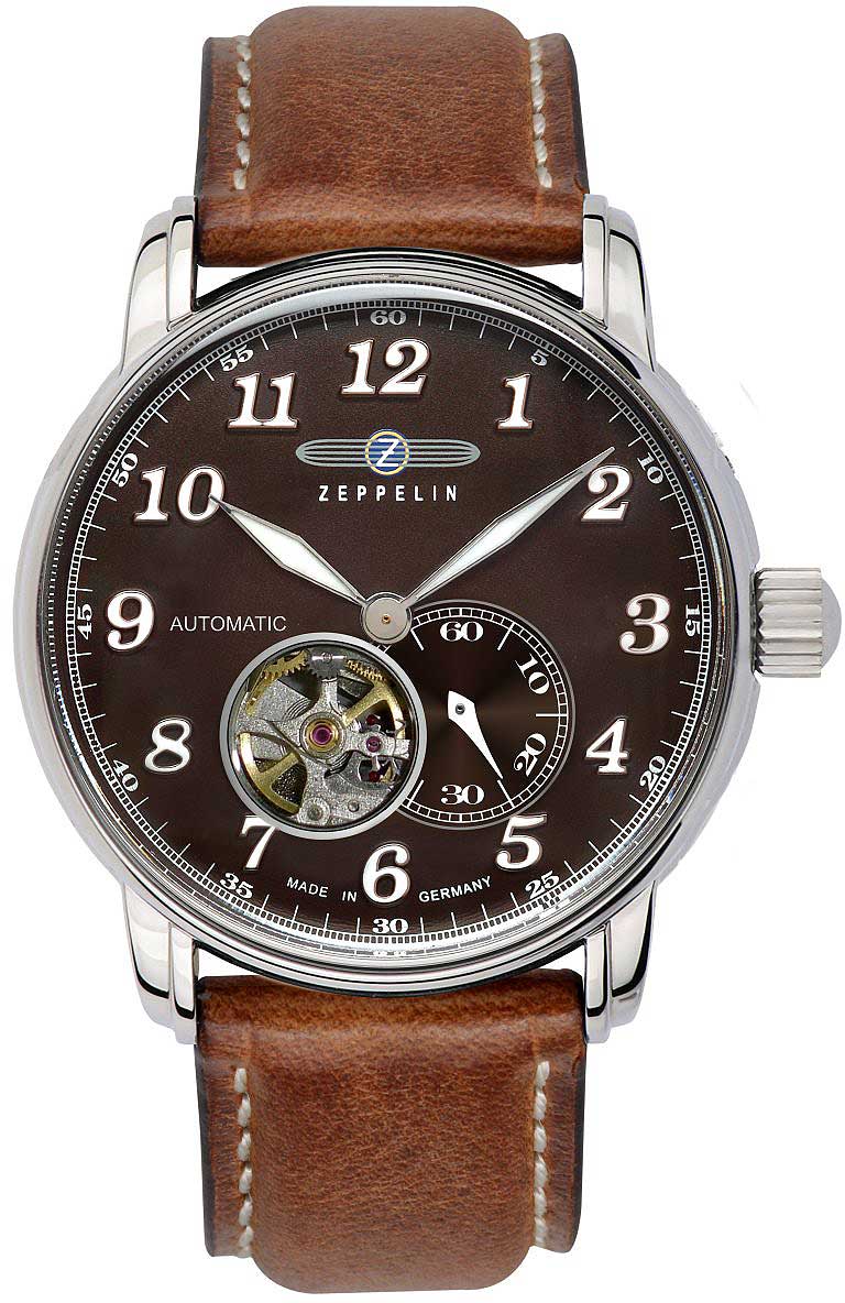 Zeppelin LZ127 Graf Zeppelin 7666-4 Herrenuhr • Made in Germany • Historisches Flieger-Design
