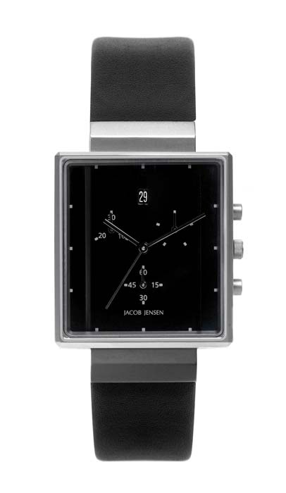 Herrenuhr - Serie: Rectangular series - Jacob Jensen Modell: 805