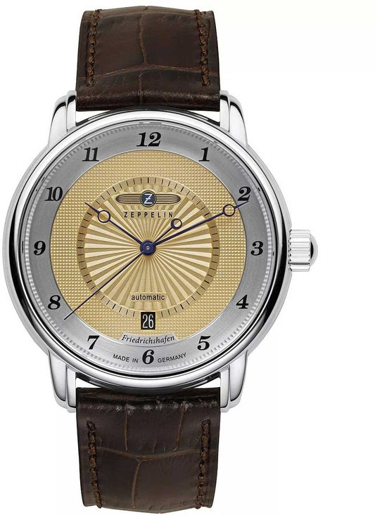 Zeppelin Friedrichshafen 8556-5 Herren Uhr • Automatik Uhrwerk • Saphirglas