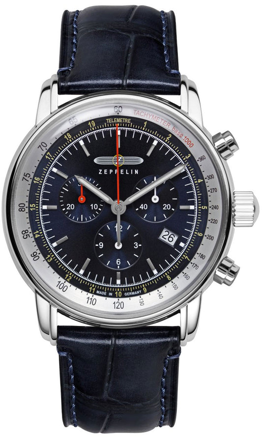 Zeppelin LZ14 Marine Chronograph 8888-3 Herren Uhr • Präzises Quarzwerk • Chronograph