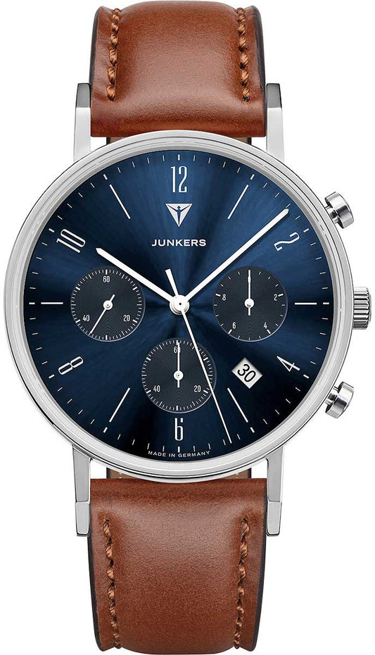 Junkers 100 Jahre Bauhaus 9.19.01.01 Herren Uhr • Chronograph • Saphirglas