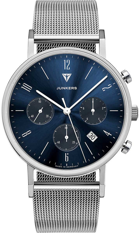 Junkers Bauhaus 9.10.01.05.M Herren Uhr • Automatik • Edelstahl