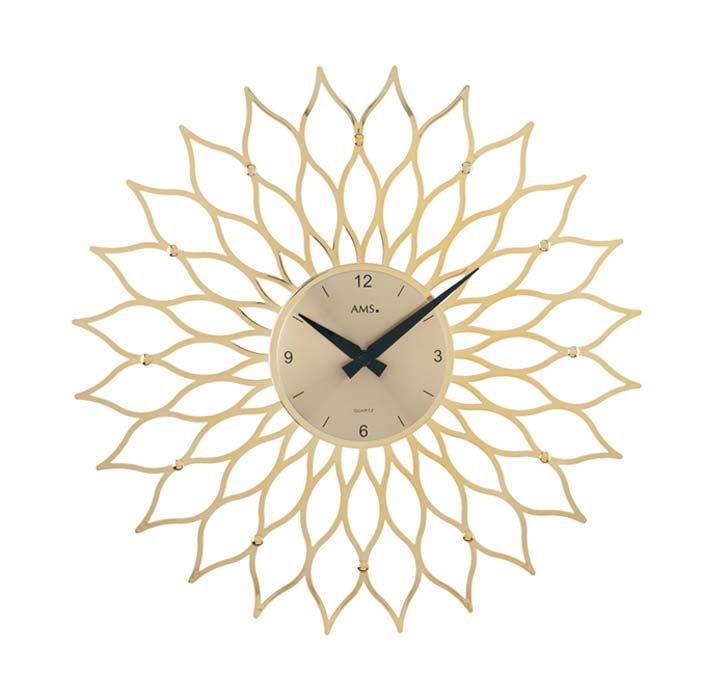 Wanduhr modern Durchmesser: 39 cm - AMS Modell: 9359