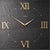 AMS Wall Clock 30x30x4 cm Slate • Silent Quartz Movement • Timeless Design