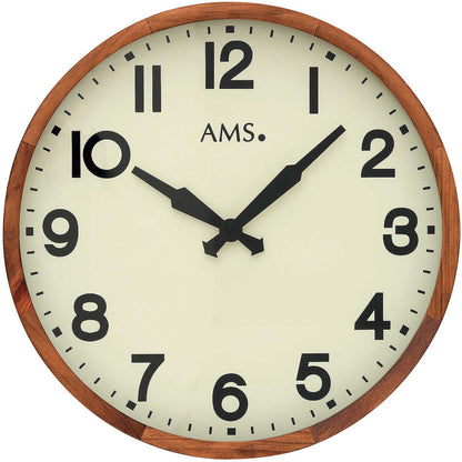 AMS Wall Clock 40 cm Ø Wood • Silent • Timeless