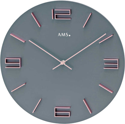 Wanduhr modern Gehäusedurchmesser 40 cm - AMS Modell: 9590
