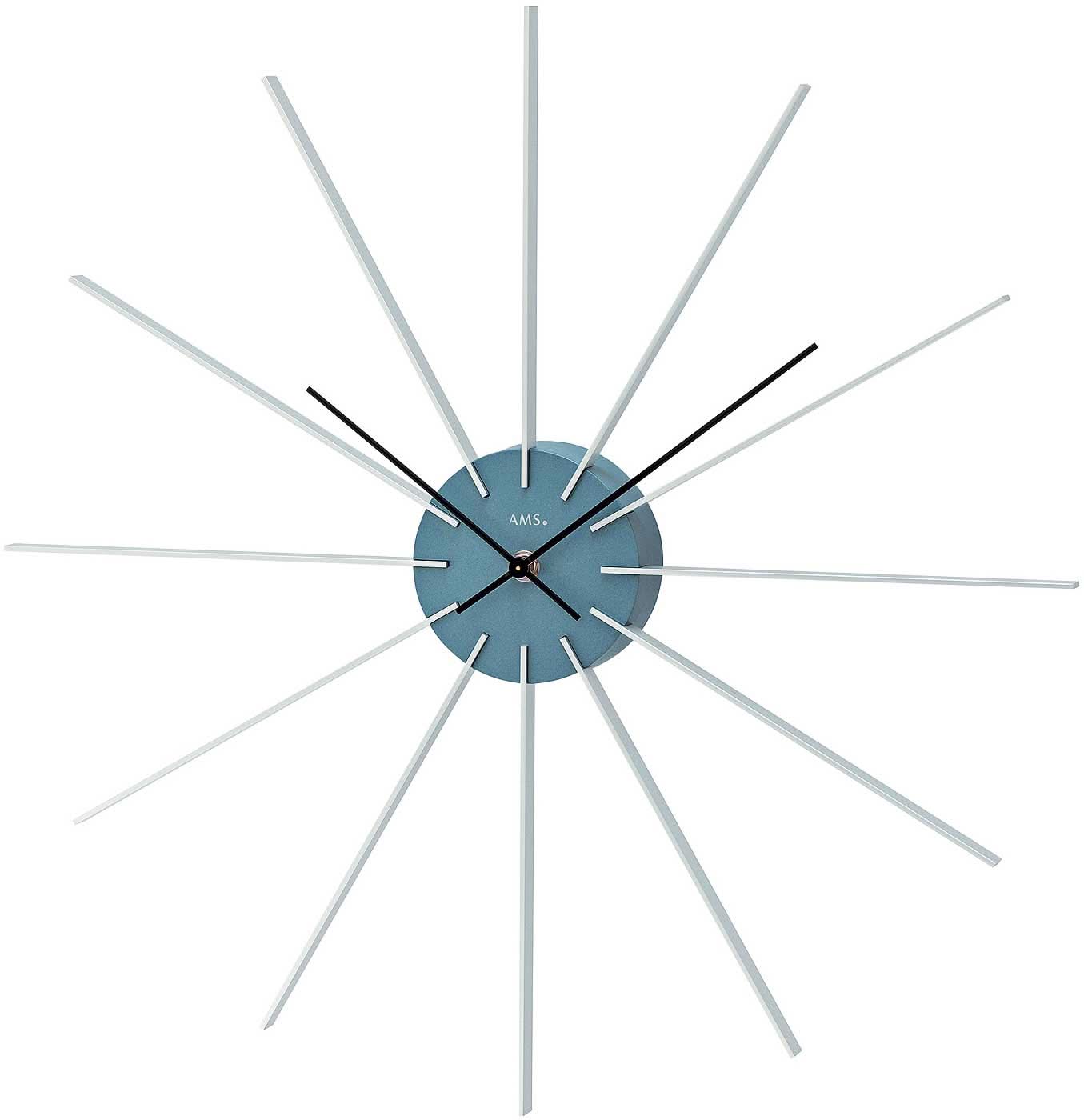 AMS Wall Clock 50 cm Ø Plastic • Precise Quartz Movement • Modern Design