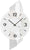 AMS Wanduhr 47x27x6 cm Aluminium/Glas • Modernes Design • Facettenreiches Mineralglas