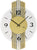 AMS Wanduhr 47x27x6 cm Holz • Modernes Design • Präzises Quarzwerk