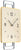 AMS Wall Clock 42x30x5 cm Brass, Wood • Modern Design • Precise Quartz Movement