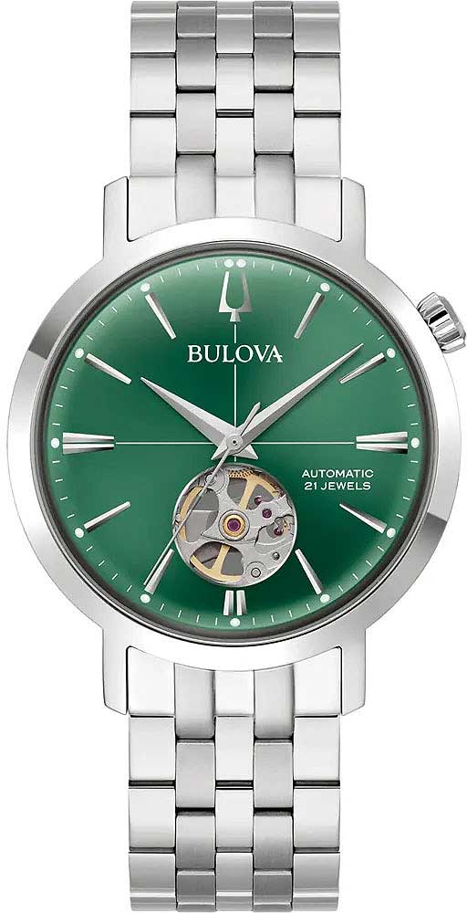 Bulova Aerojet 96A319 Herrenuhr • Automatik • Open Heart