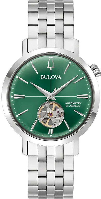 Bulova Aerojet 96A319 Herrenuhr • Automatik • Open Heart