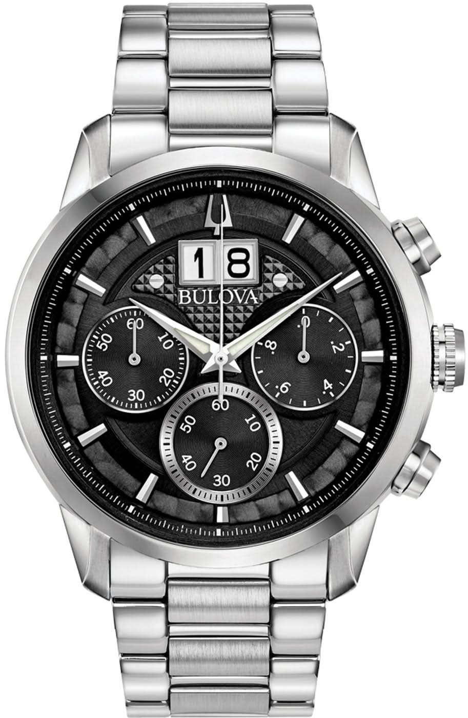 Bulova Sutton 96B319 Herrenuhr • High-Performance Quarz • Großdatum