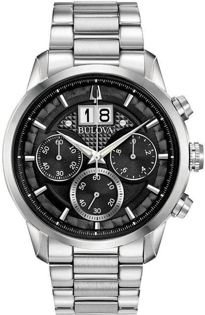 Bulova Sutton 96B319 Herrenuhr • High-Performance Quarz • Großdatum