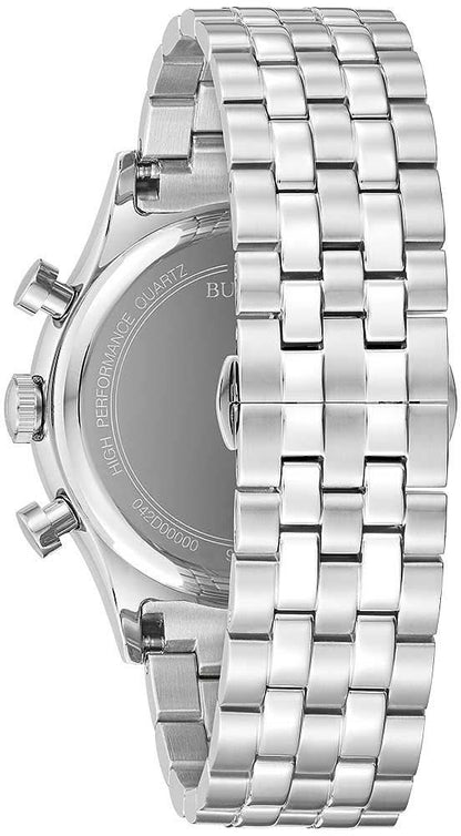 Bulova Precisionist 96B358 Herrenuhr • 262 kHz Uhrwerk • Chronograph