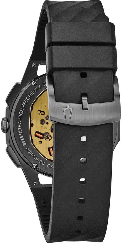 Bulova CURV 98A162 Herren Uhr • Curved Chronograph • Saphirglas