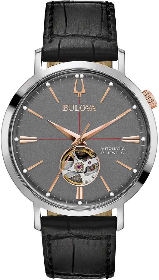 Bulova Classic Automatic 98A187 Men's Watch • Automatic Movement • Mineral Glass