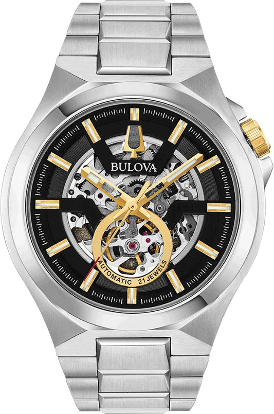 Bulova Maquina 98A224 Herren Uhr • Automatikwerk • Saphirglas