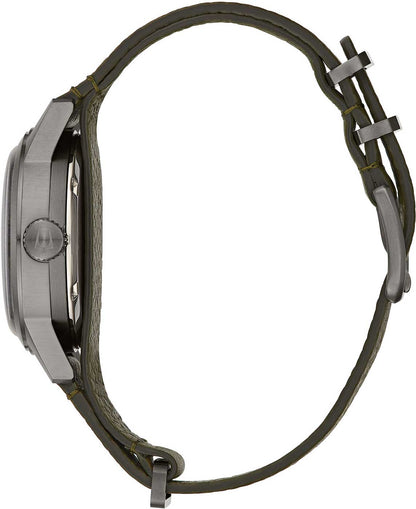 Bulova Hack 98A255 Herren Uhr • Automatik Uhr • Edelstahlgehäuse