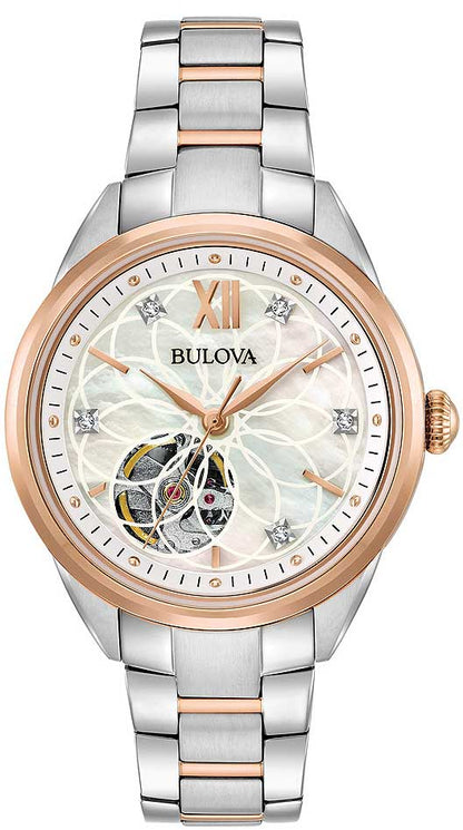 Bulova Sutton 98P170 Damen Uhr • Automatik • Saphirglas