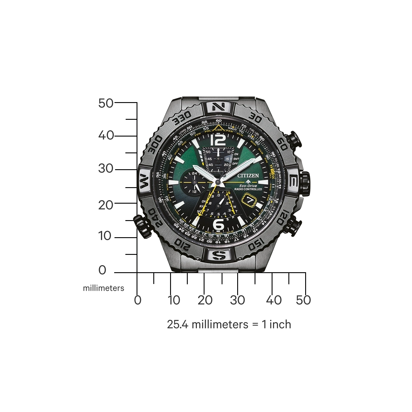 Citizen Promaster Sky AT8227-56X Uhr • Eco-Drive • Funkuhr