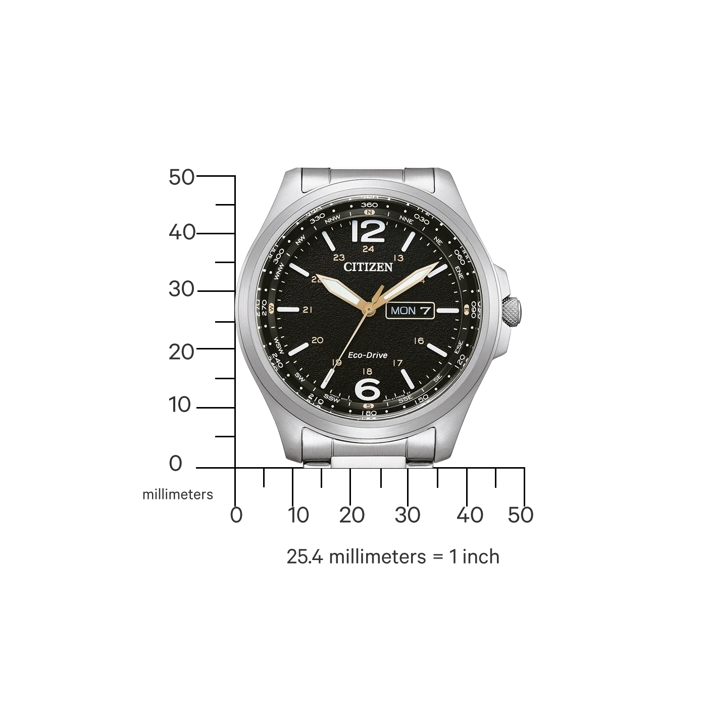Citizen AW0110-82EE Herren Uhr • Eco-Drive • Edelstahl