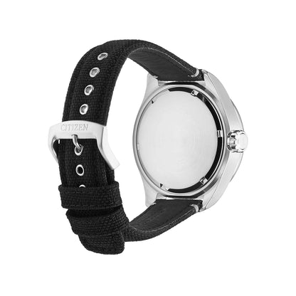 Citizen AW5000-24E Men's Watch • Eco-Drive Solar • Textile Strap