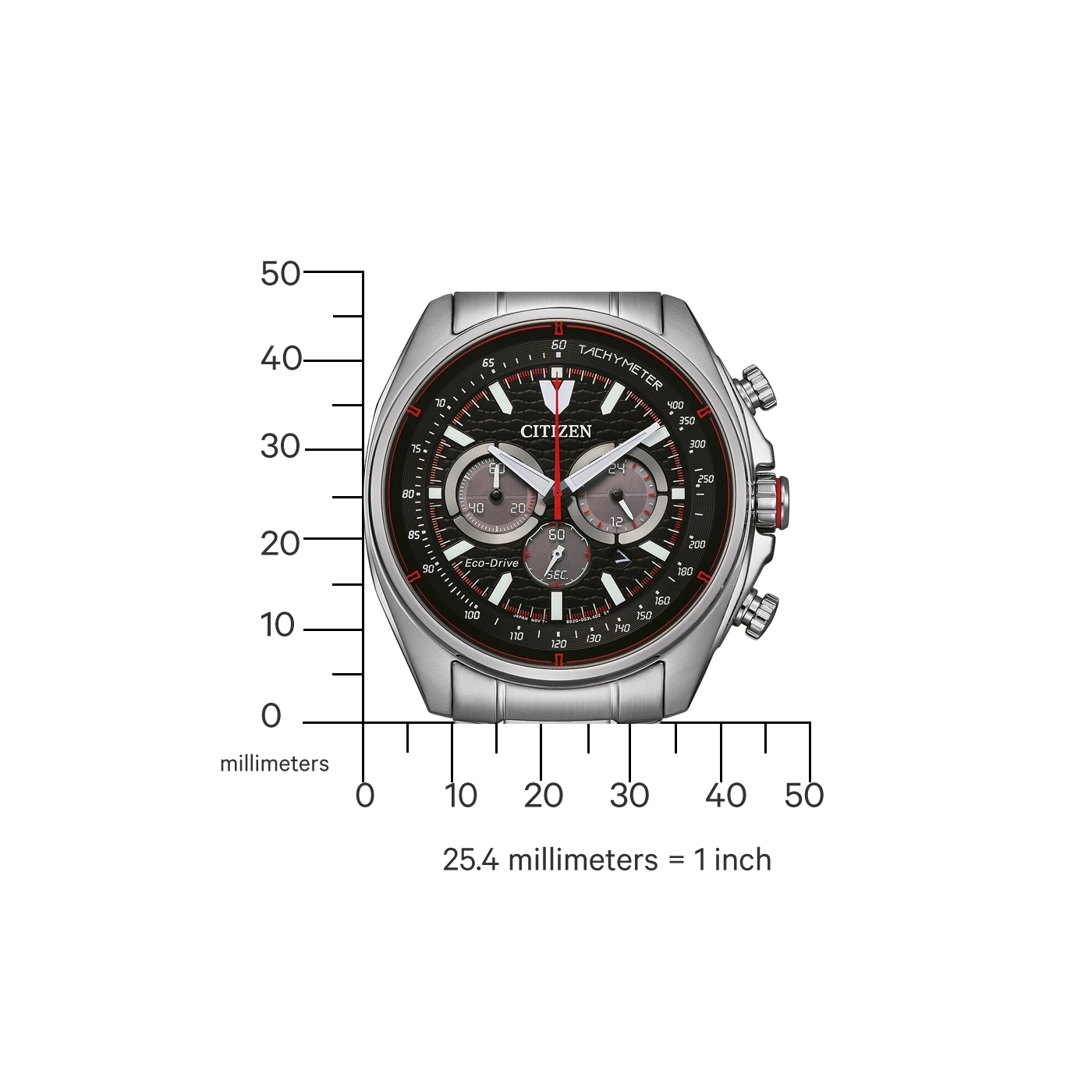 Citizen Eco-Drive CA4561-89E Uhr • Innovativer Eco-Drive Solarantrieb • Edles Edelstahl-Design