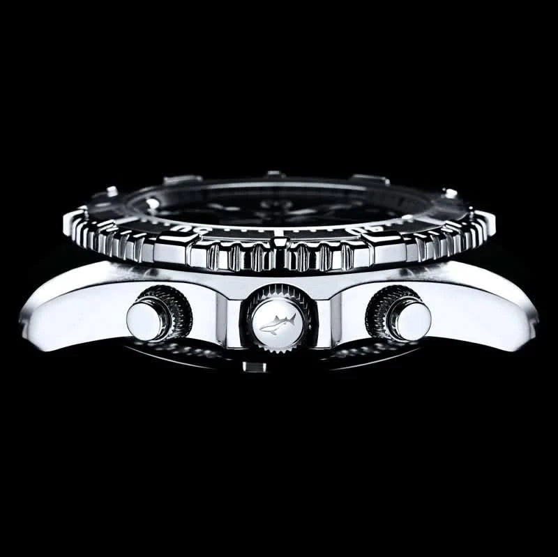 Chris Benz DEPTHMETER CHRONOGRAPH 300M CB-C300X-S-NBS Men's Watch • Quartz • Sapphire Crystal