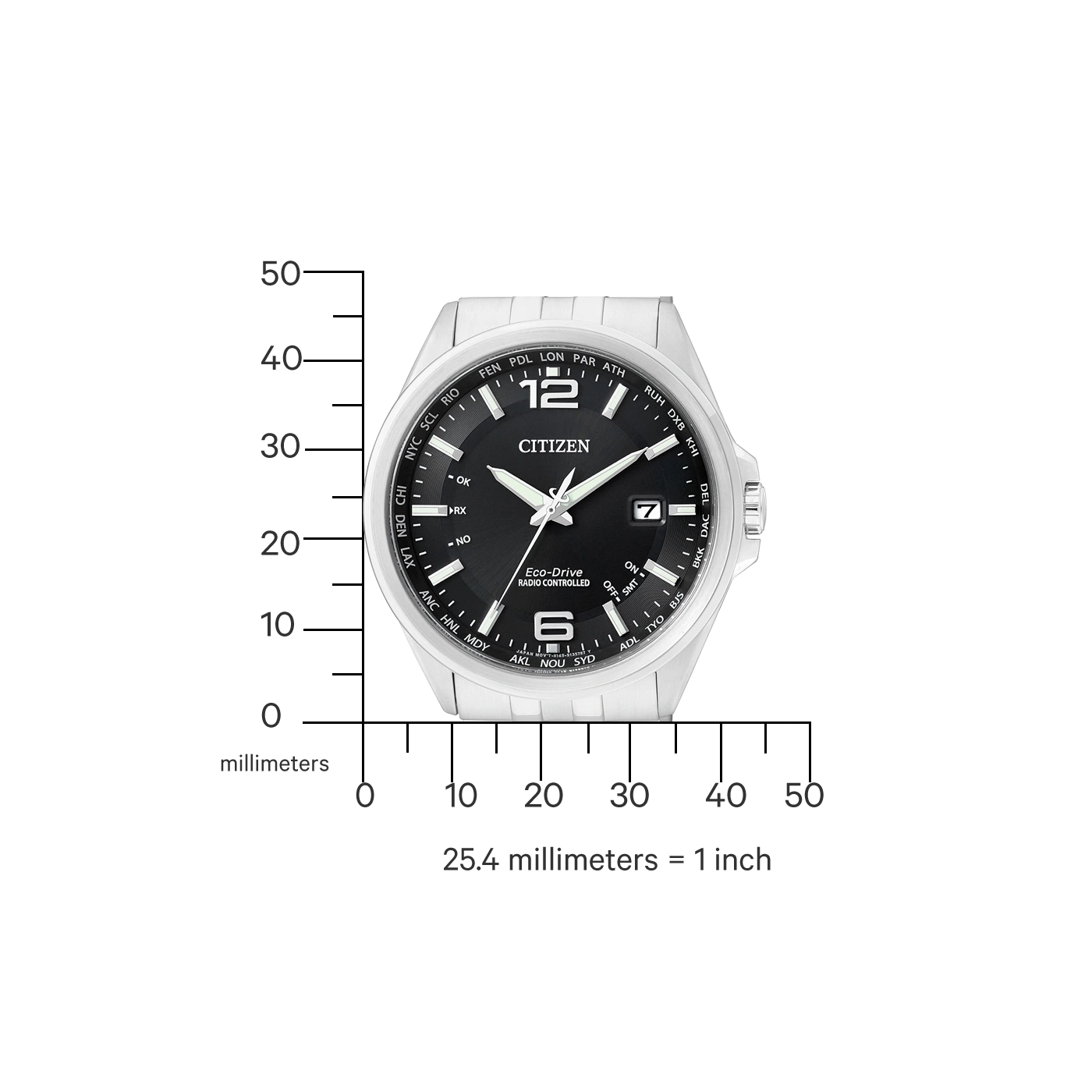 Citizen CB0010-88E Herrenuhr • Eco-Drive Funk • Kratzfestes Saphirglas