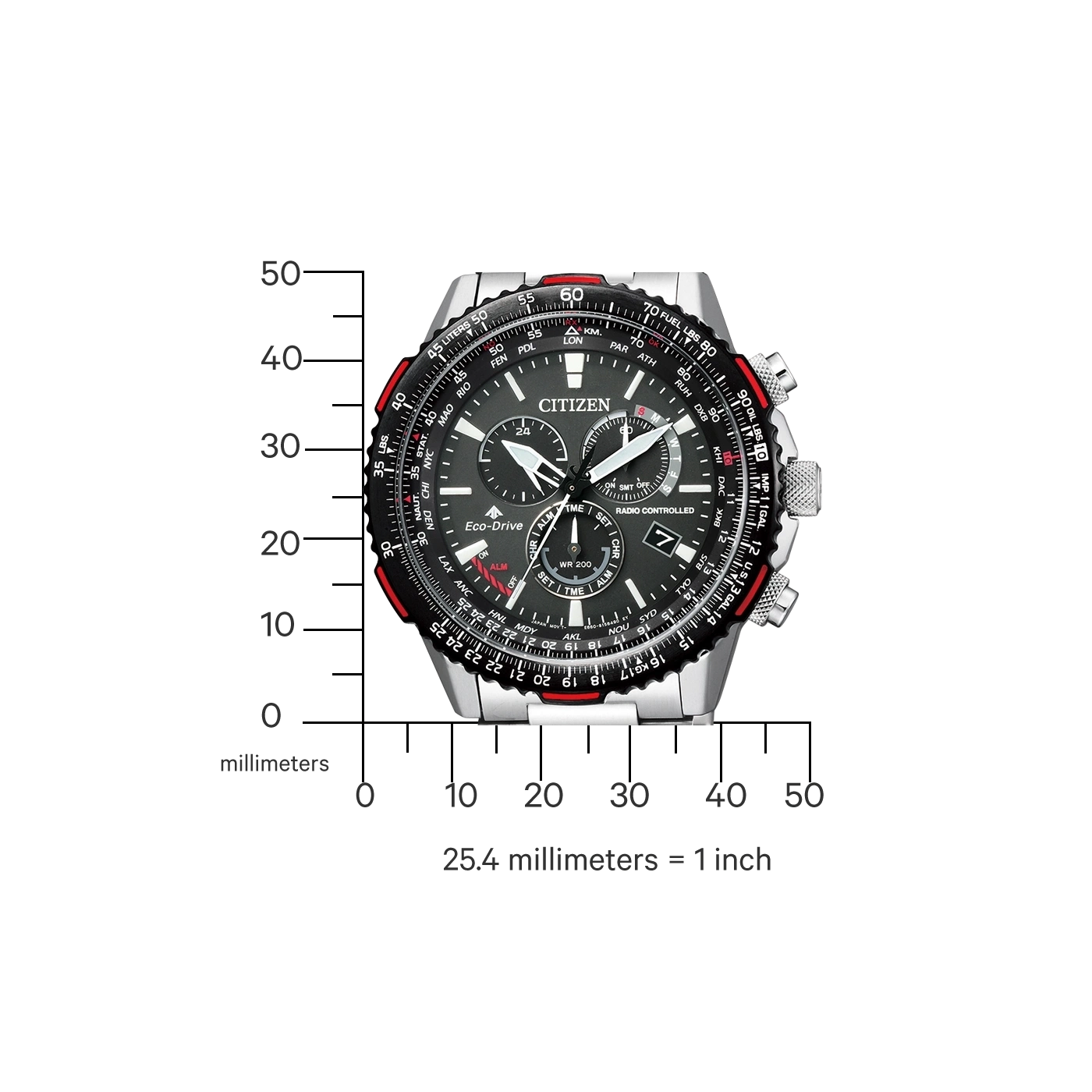 Citizen Sky CB5001-57E Herrenuhr • Eco-Drive • Edelstahl