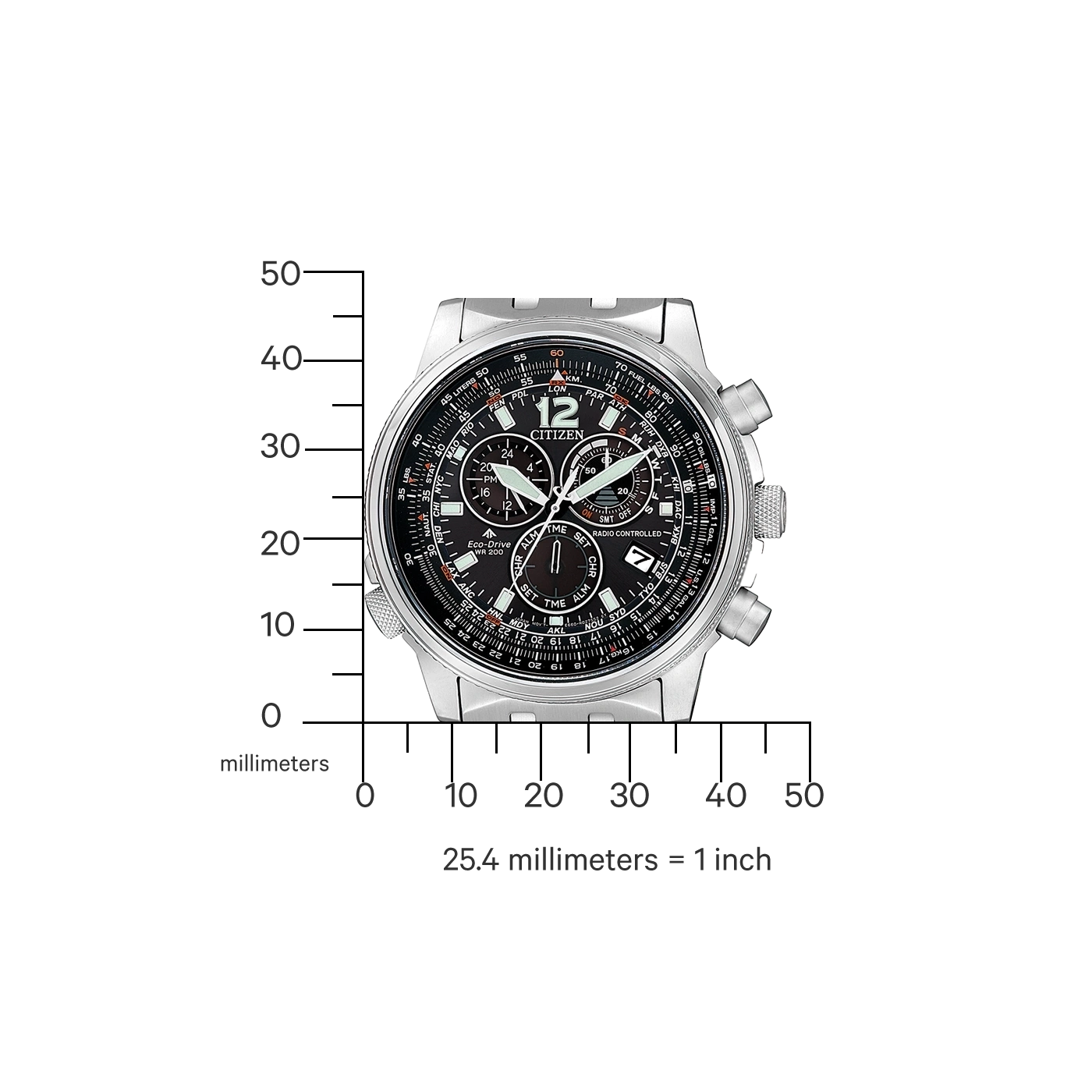 Citizen Promaster Sky CB5860-86E Herrenuhr • Funk-Chronograph • Ewiger Kalender