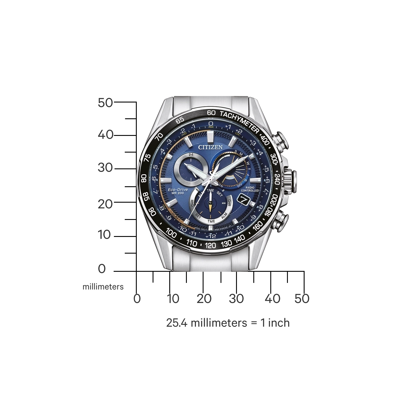 Citizen CB5914-89L Herrenuhr • Eco-Drive Funk • Kratzfestes Saphirglas