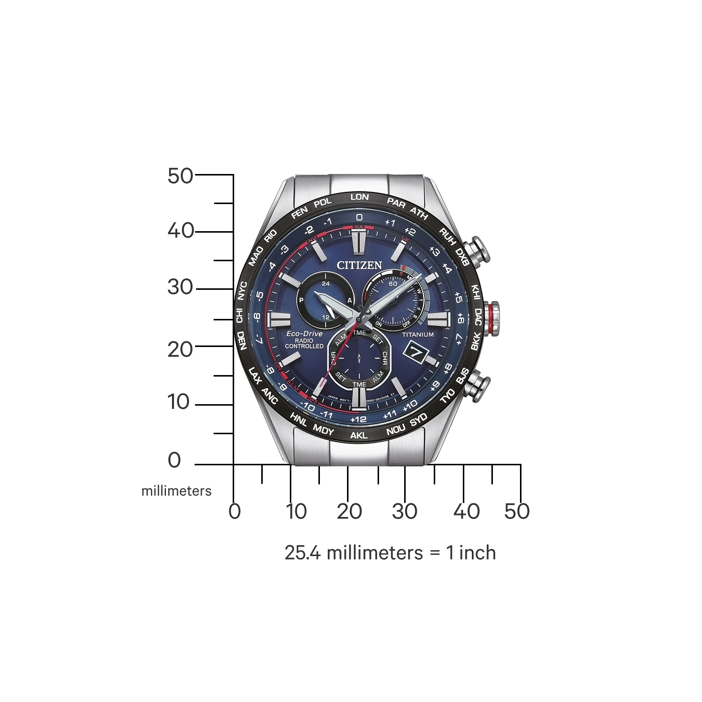 Citizen Promaster Sky CB5945-85L Uhr • Eco-Drive • Super Titanium