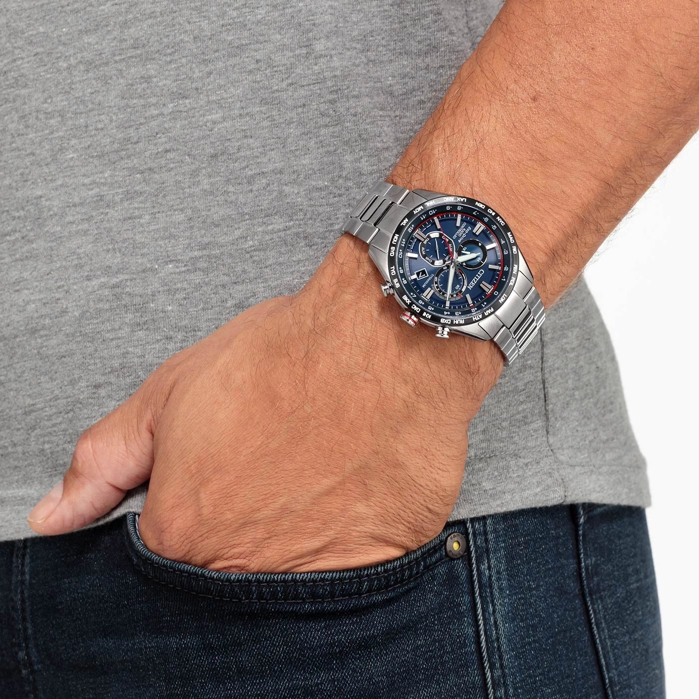 Citizen Promaster Sky CB5945-85L Uhr • Eco-Drive • Super Titanium