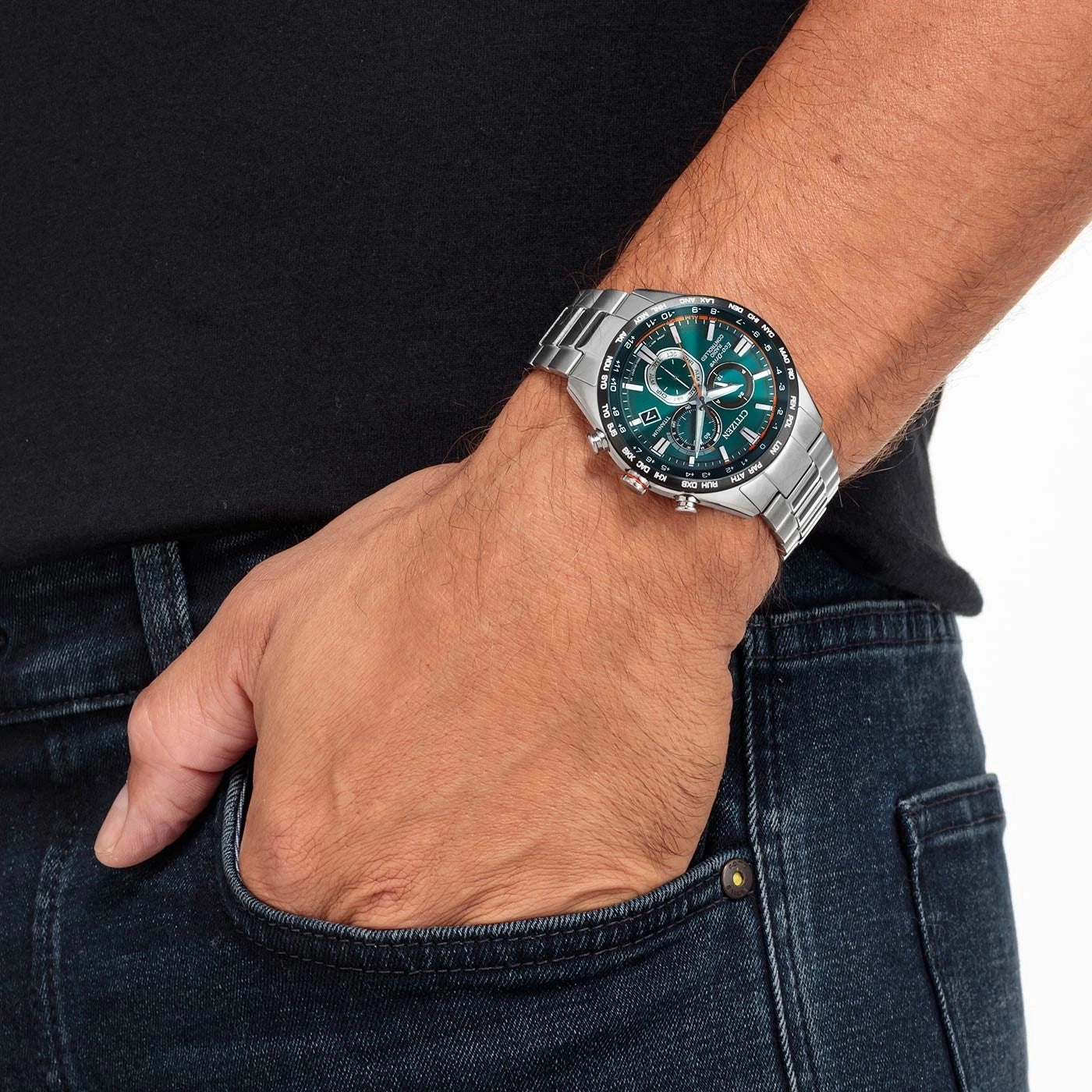 Citizen Promaster Sky CB5946-82X Uhr • Eco-Drive • Super Titanium