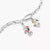 Charm Pendant with Pearl Snoopy Woodstock PEANUTS Connect 18k Gold Plating