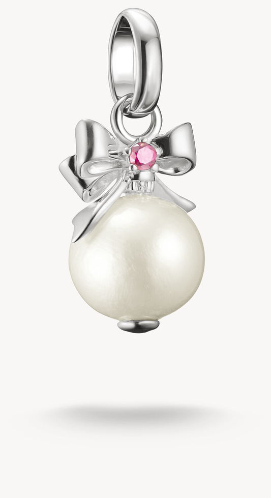 Charm-Anhänger Perle mit Schleife - THOMAS SABO Modell: CC1323-X-14