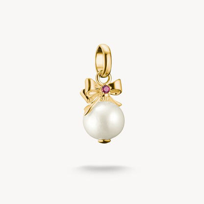 Charm-Anhänger Perle mit Schleife - THOMAS SABO Modell: CC1323-X-14