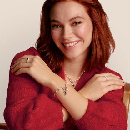 Charm-Anhänger Perle mit Schleife - THOMAS SABO Modell: CC1323-X-14
