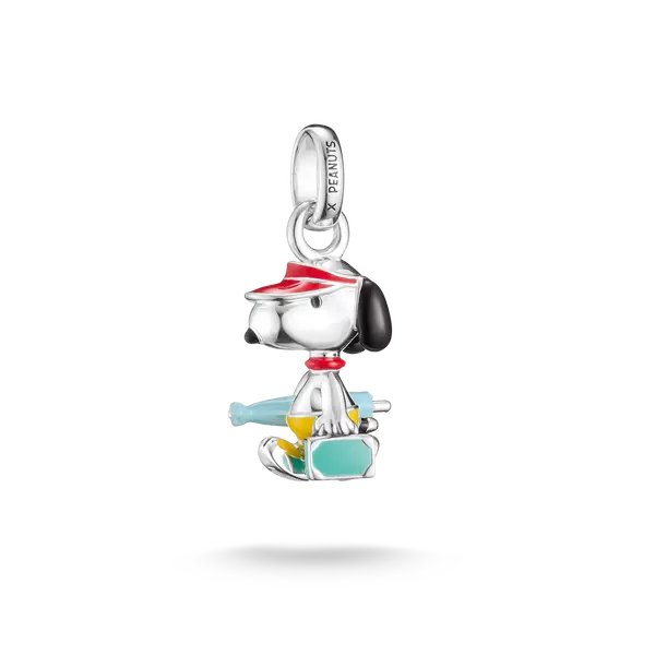 Thomas Sabo CC1345-664-7 Charm • Snoopy Anhänger • 925 Sterling Silber