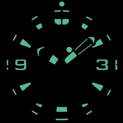 Chris Benz DEPTHMETER DIGITAL 200M CB-D200X-Y-MB Herren Uhr • Hai-Proof • Saphirglas