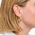 Gold-plated earcuff with a curved design