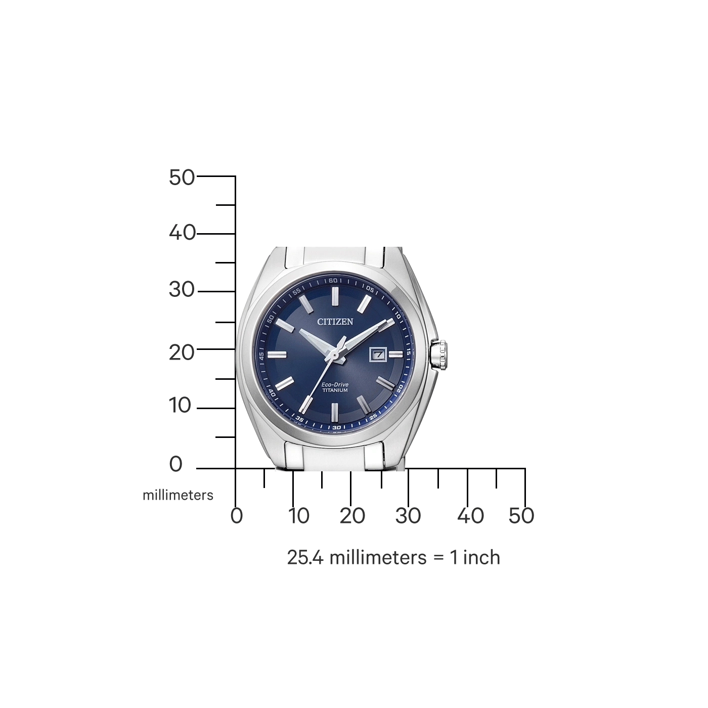 Citizen Super Titanium EW2210-53L Uhr • Eco-Drive • Saphirglas