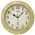 AMS Wanduhr 35x35x5 cm Holz • Funkgesteuert • Arabische Zahlen