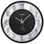 AMS Funk-Wanduhr F5588A • Marmoroptik • Mineralglas bedruckt