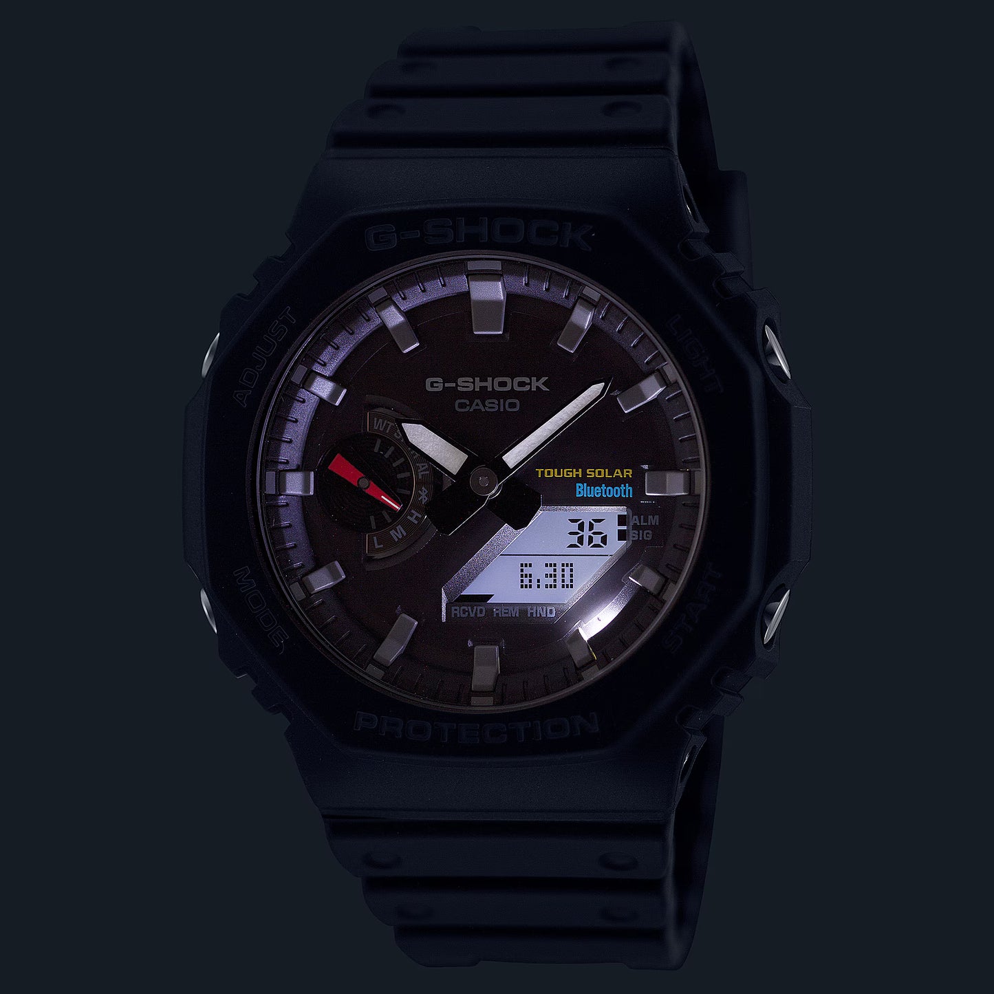 Casio G-Shock GA-B2100-1AER Herren Uhr • Tough Solar • Bluetooth
